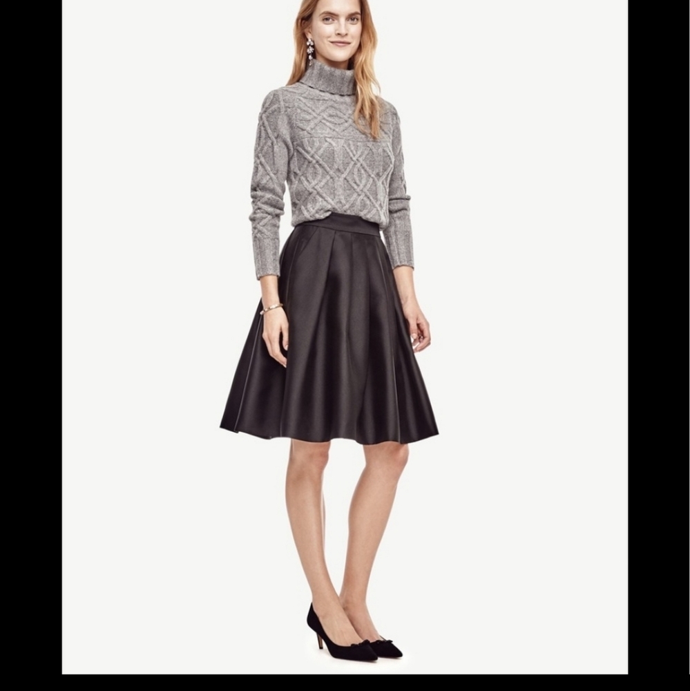 Black Pleated Skirt